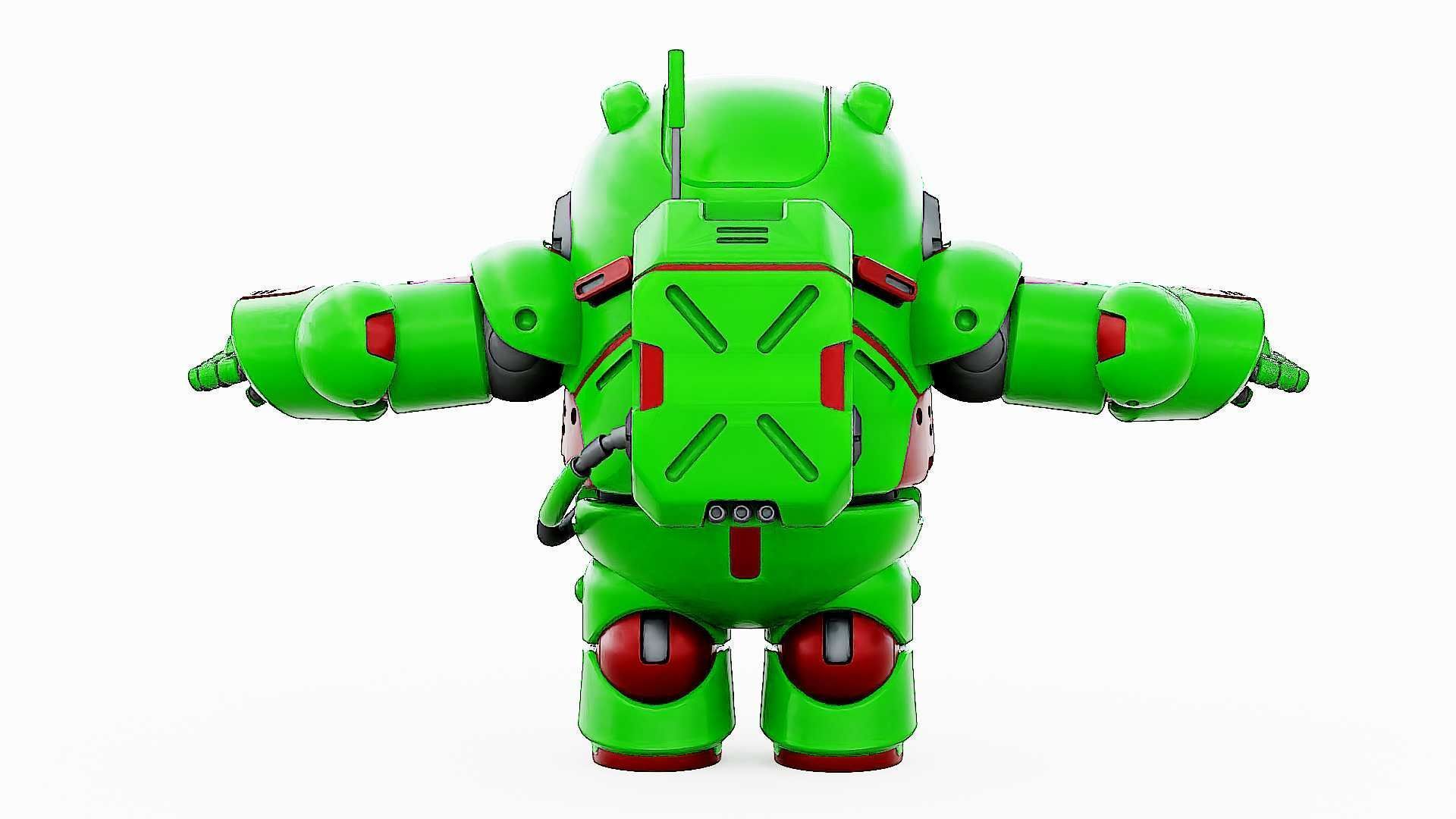 AMONG US CHARACTER-F  Rigged for Unreal Engine - Unity - MIXAMO 3D model_31