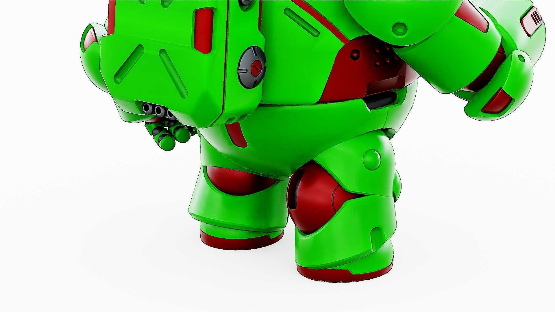 AMONG US CHARACTER-F  Rigged for Unreal Engine - Unity - MIXAMO 3D model_27