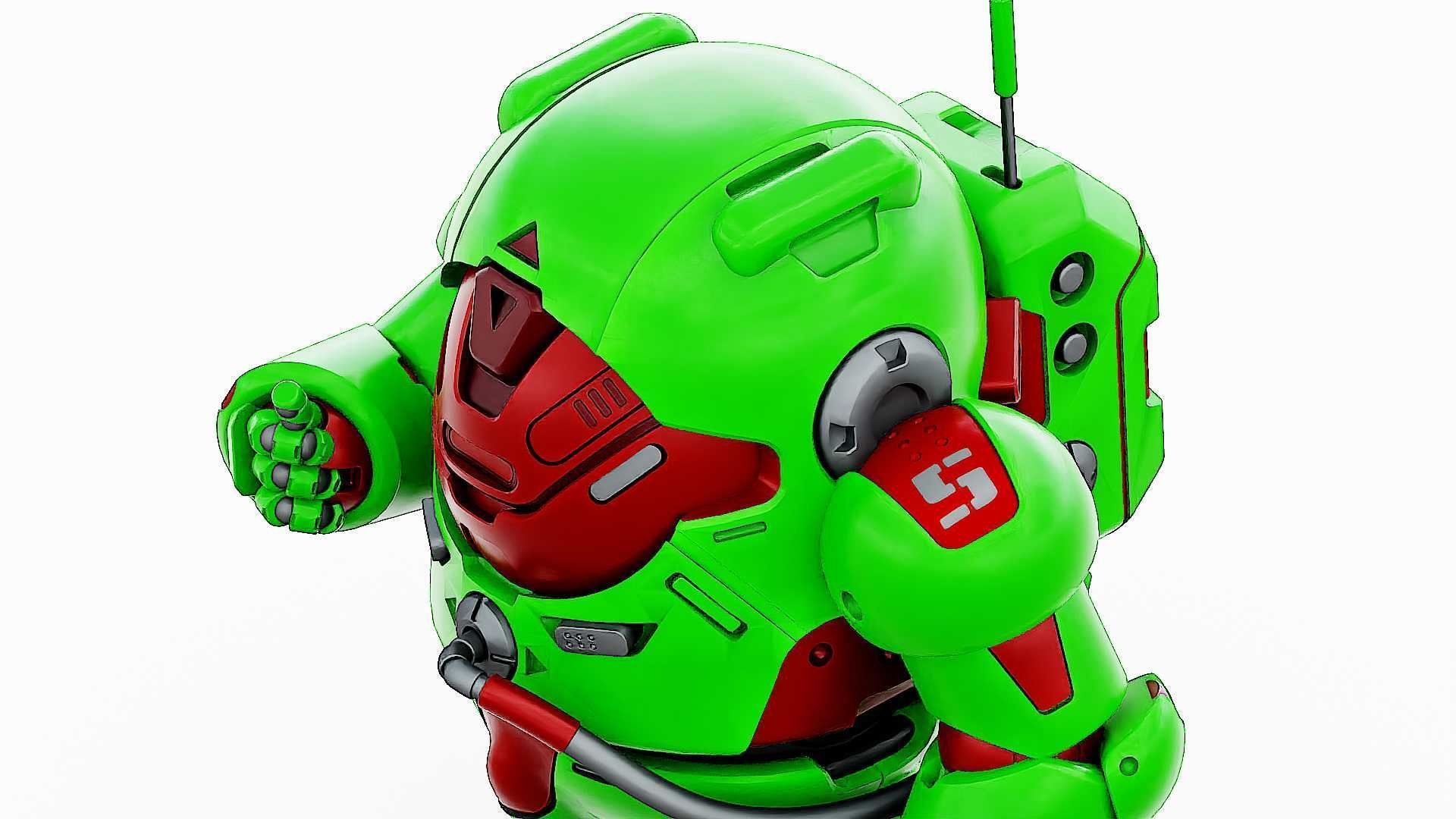 AMONG US CHARACTER-F  Rigged for Unreal Engine - Unity - MIXAMO 3D model_25