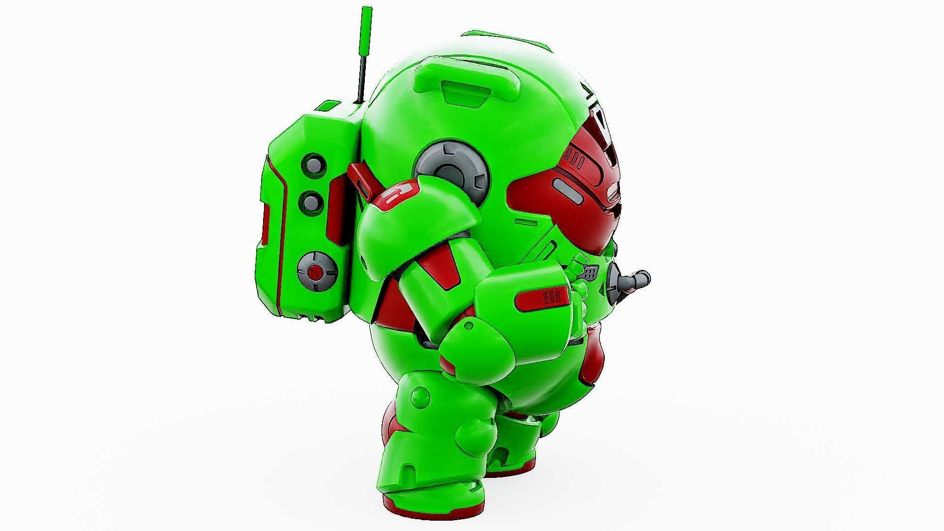 AMONG US CHARACTER-F  Rigged for Unreal Engine - Unity - MIXAMO 3D model_21