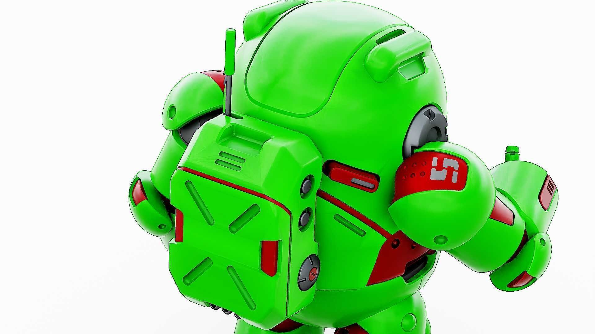 AMONG US CHARACTER-F  Rigged for Unreal Engine - Unity - MIXAMO 3D model_26