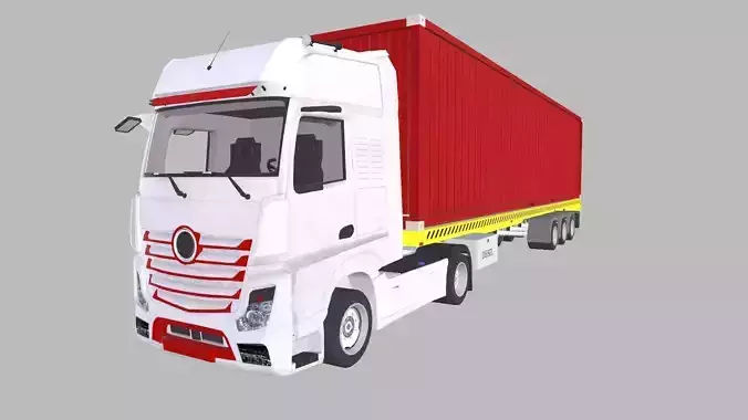 Generic Truck Low-poly 3D model