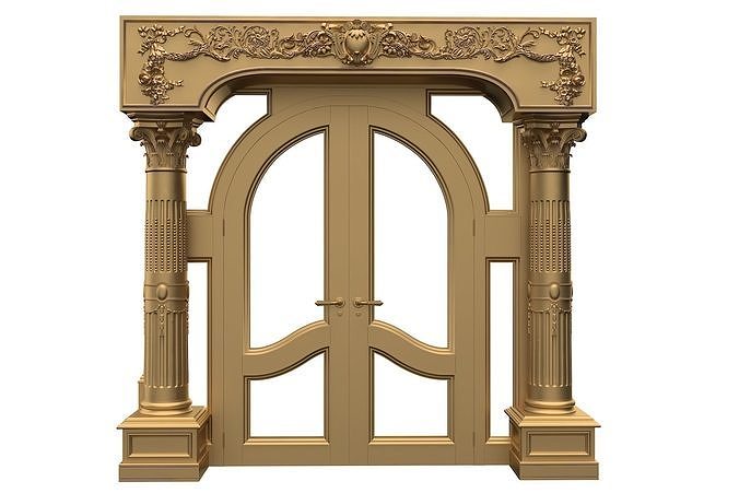 Classic Door Royal 4 3D model