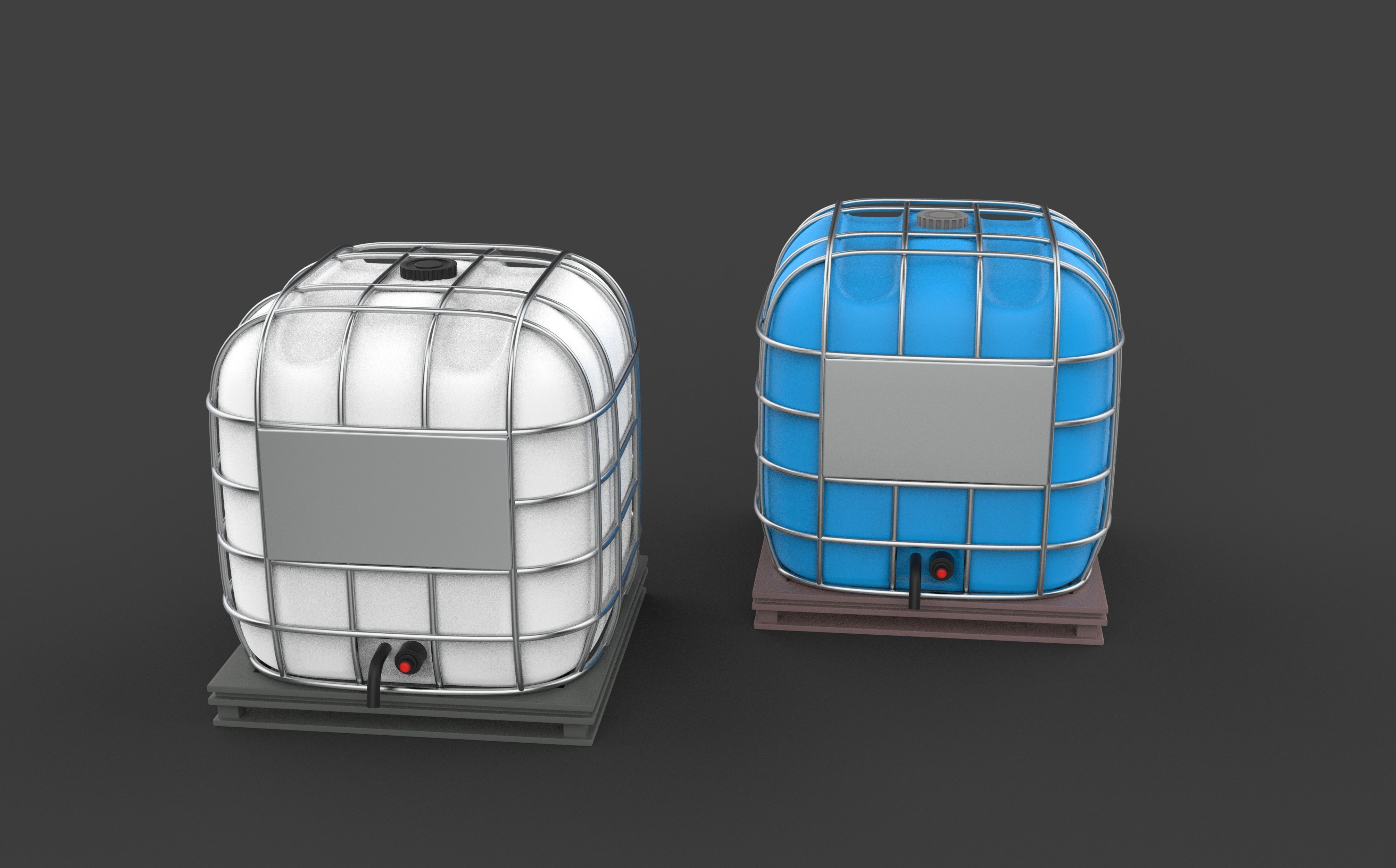 water tank 3D model_6