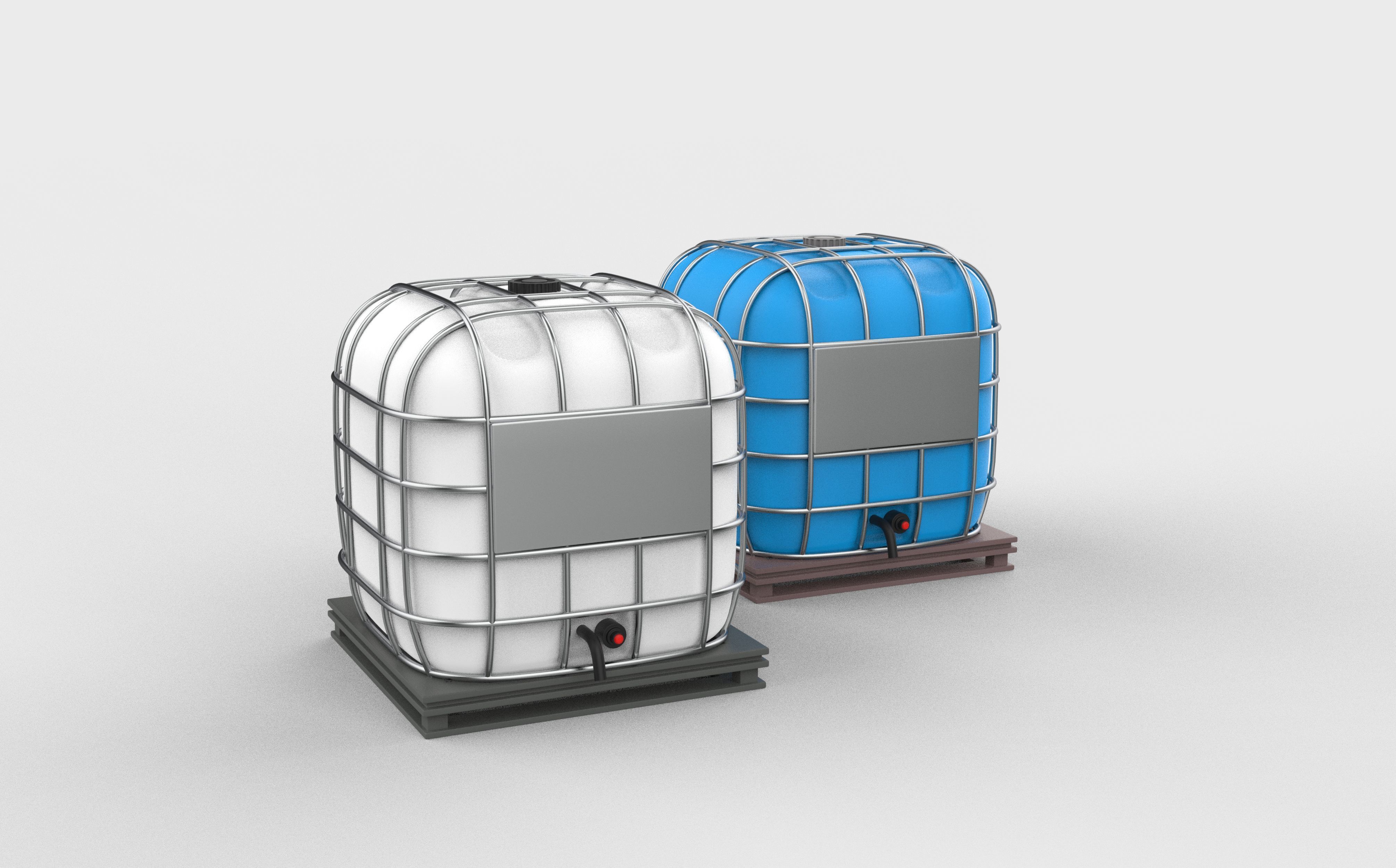 water tank 3D model_10