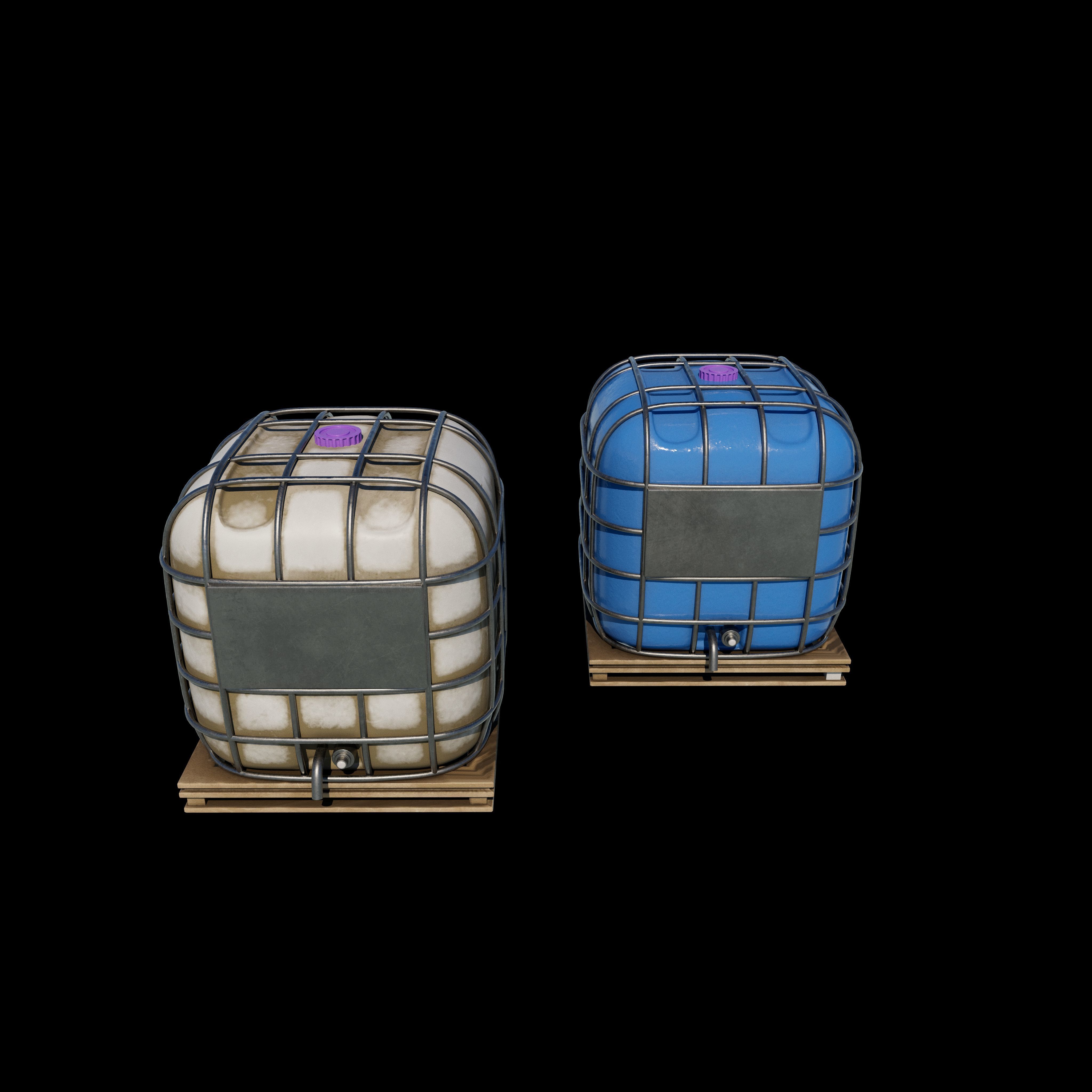 water tank 3D model_7