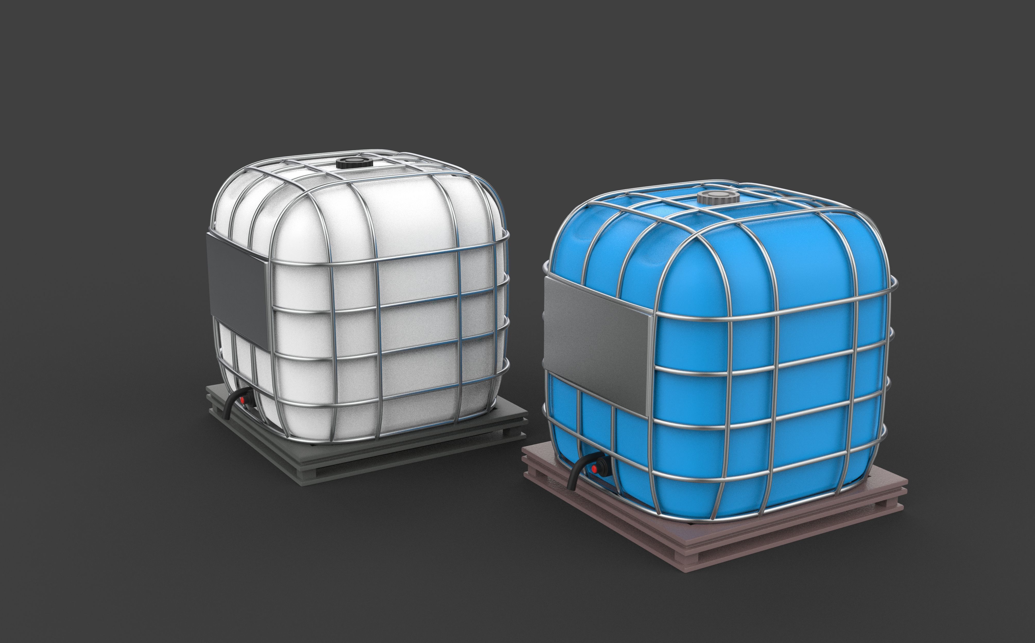 water tank 3D model_9