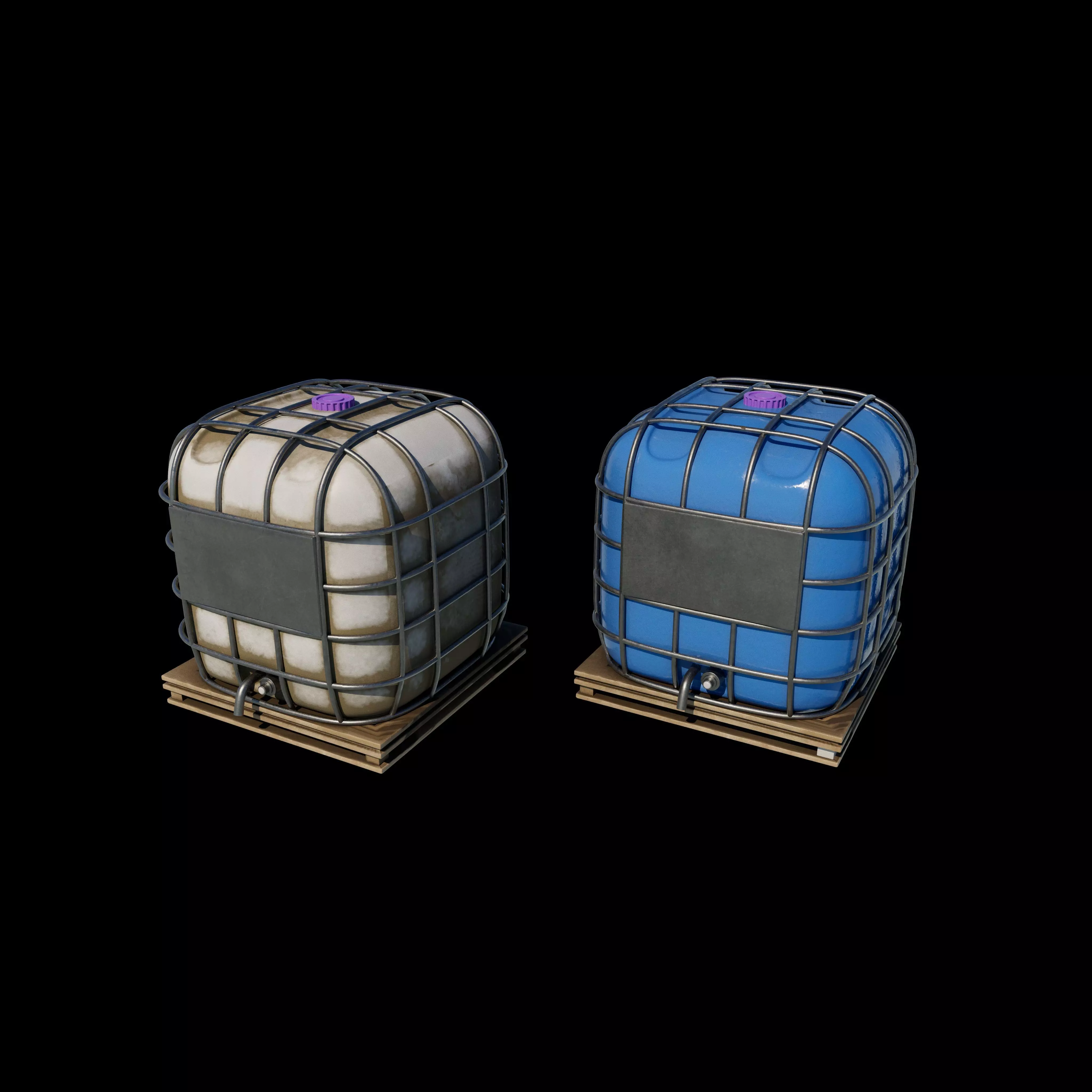 water tank 3D model_0