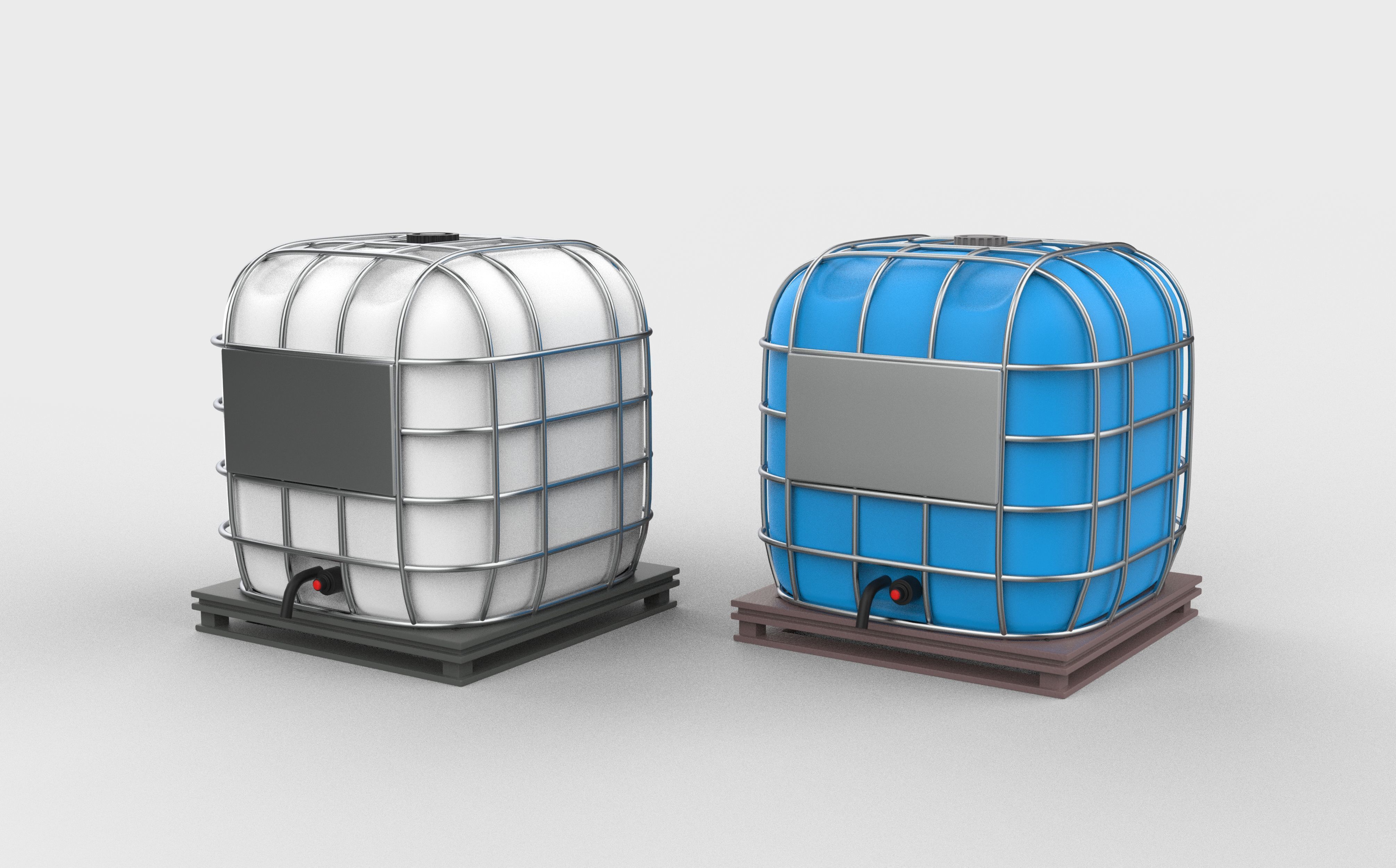 water tank 3D model_8