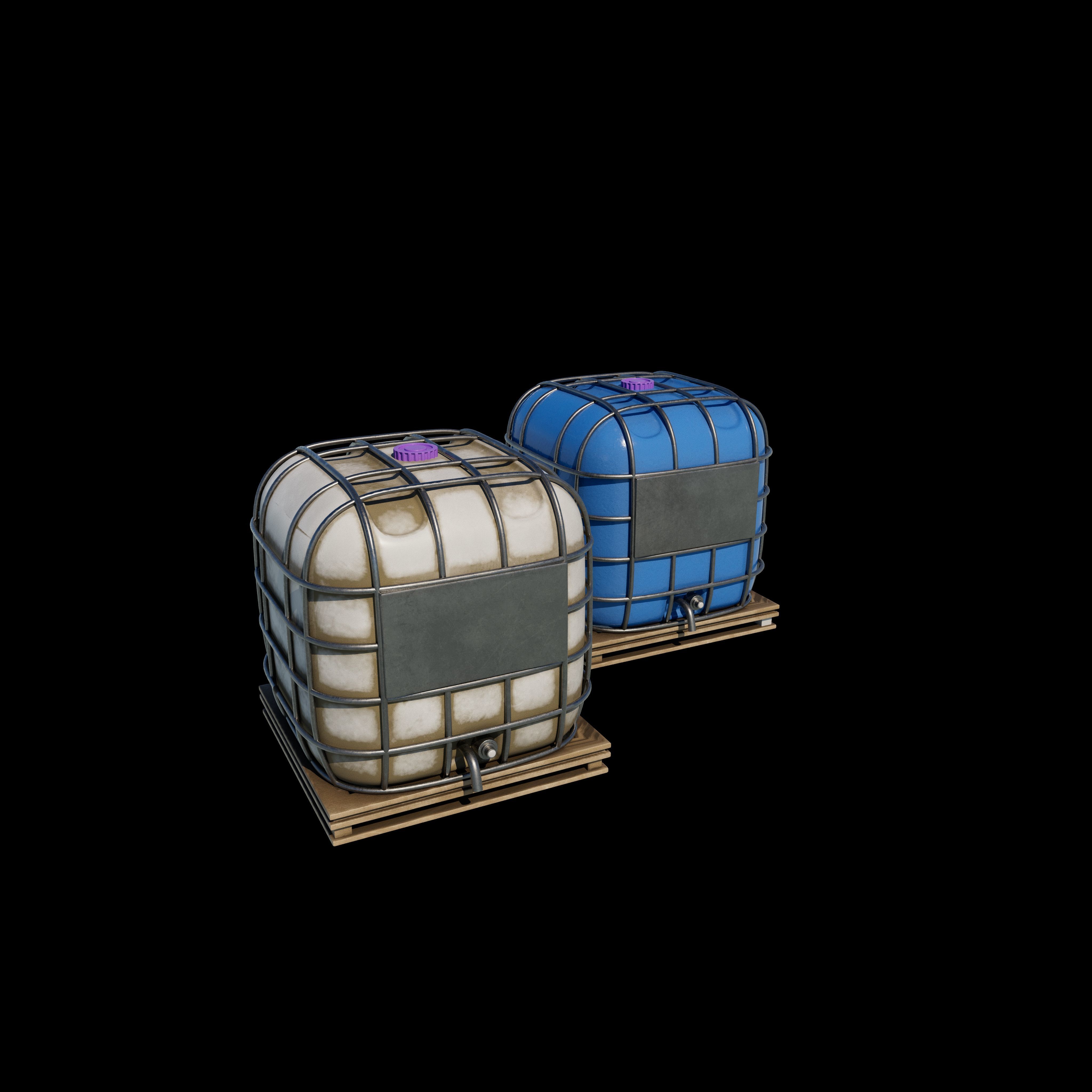 water tank 3D model_3