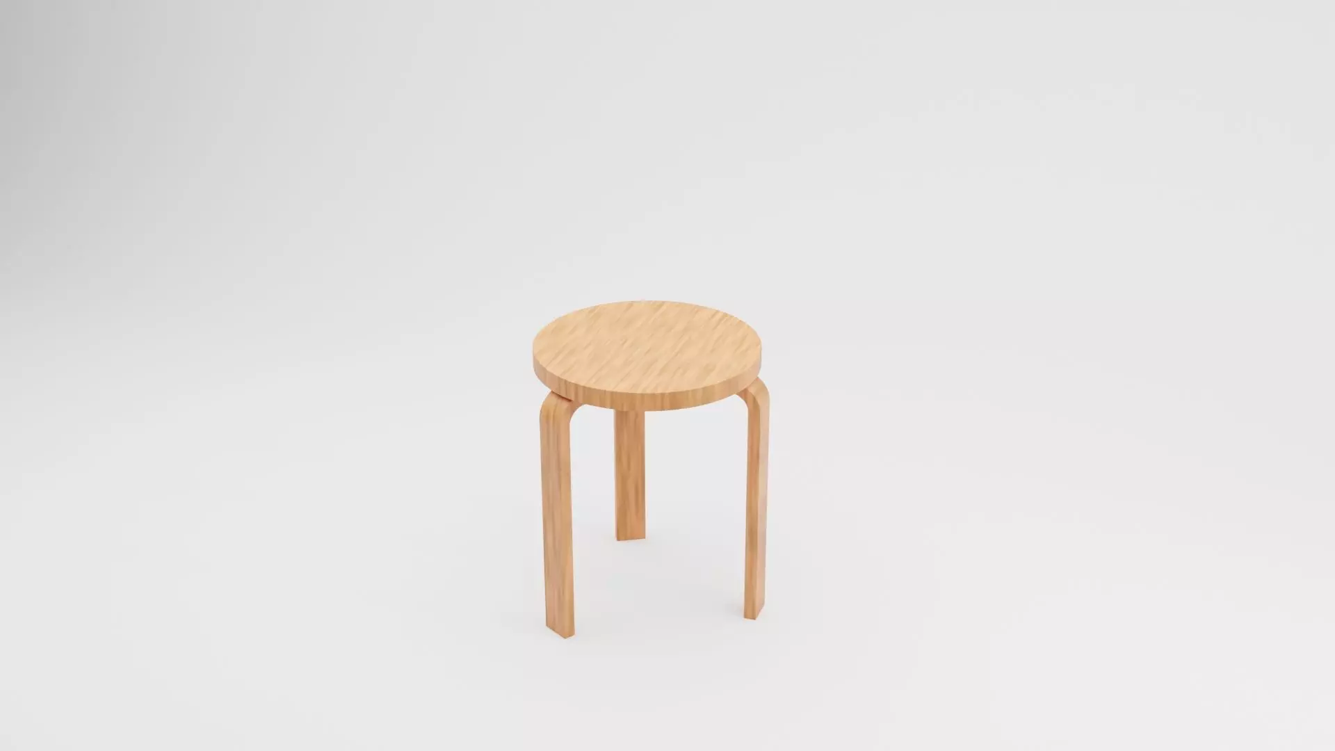 Stool60 Free 3D model_0