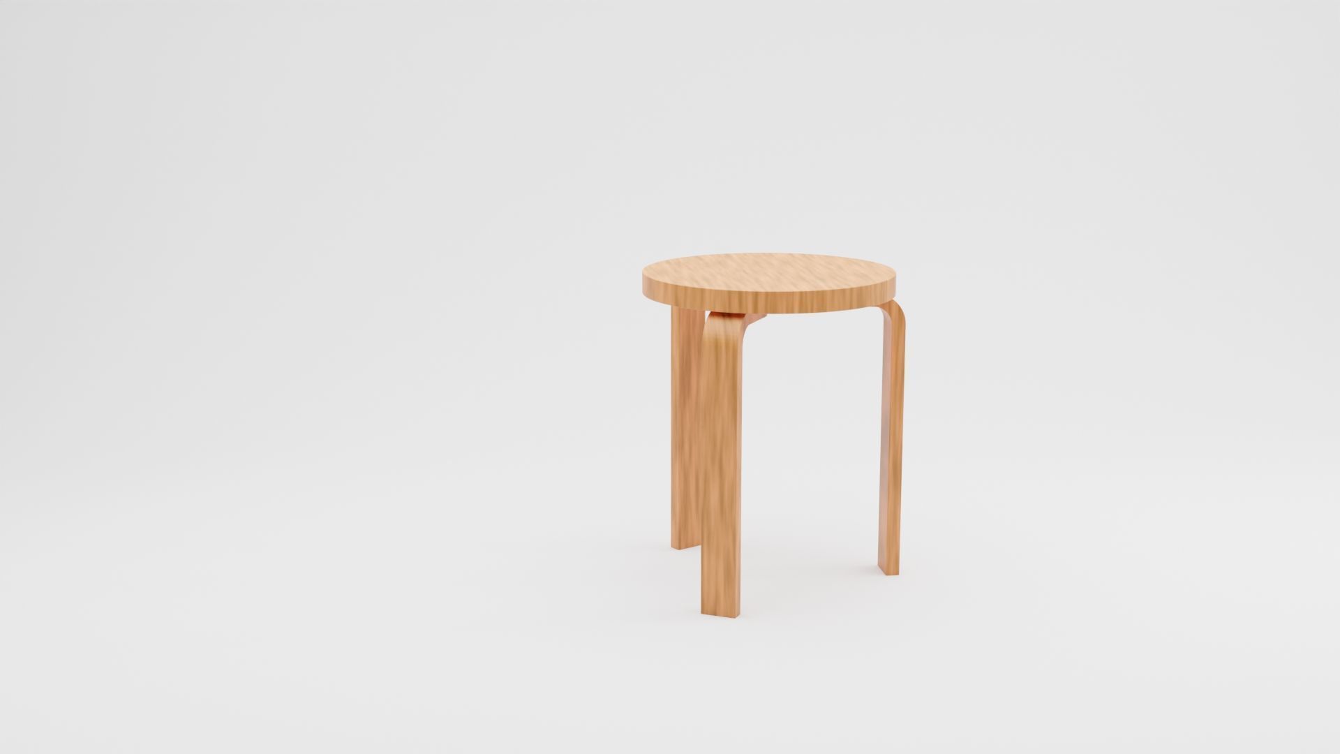 Stool60 Free 3D model_3