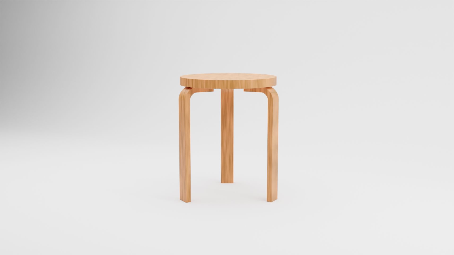 Stool60 Free 3D model_1