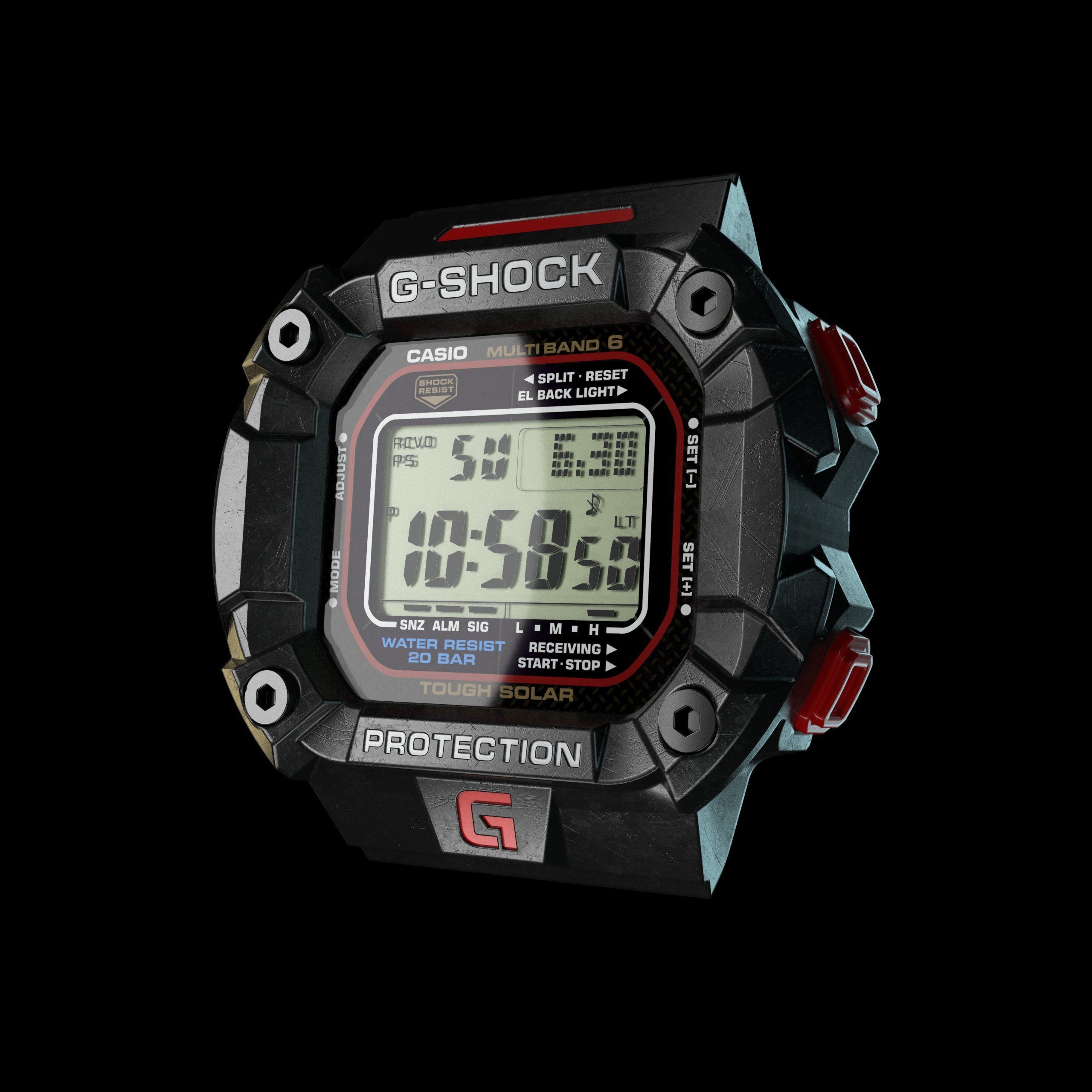 Custom G-SHOCK Bezel GW-M5610 DW-D5600 G-5600 3D print model_12