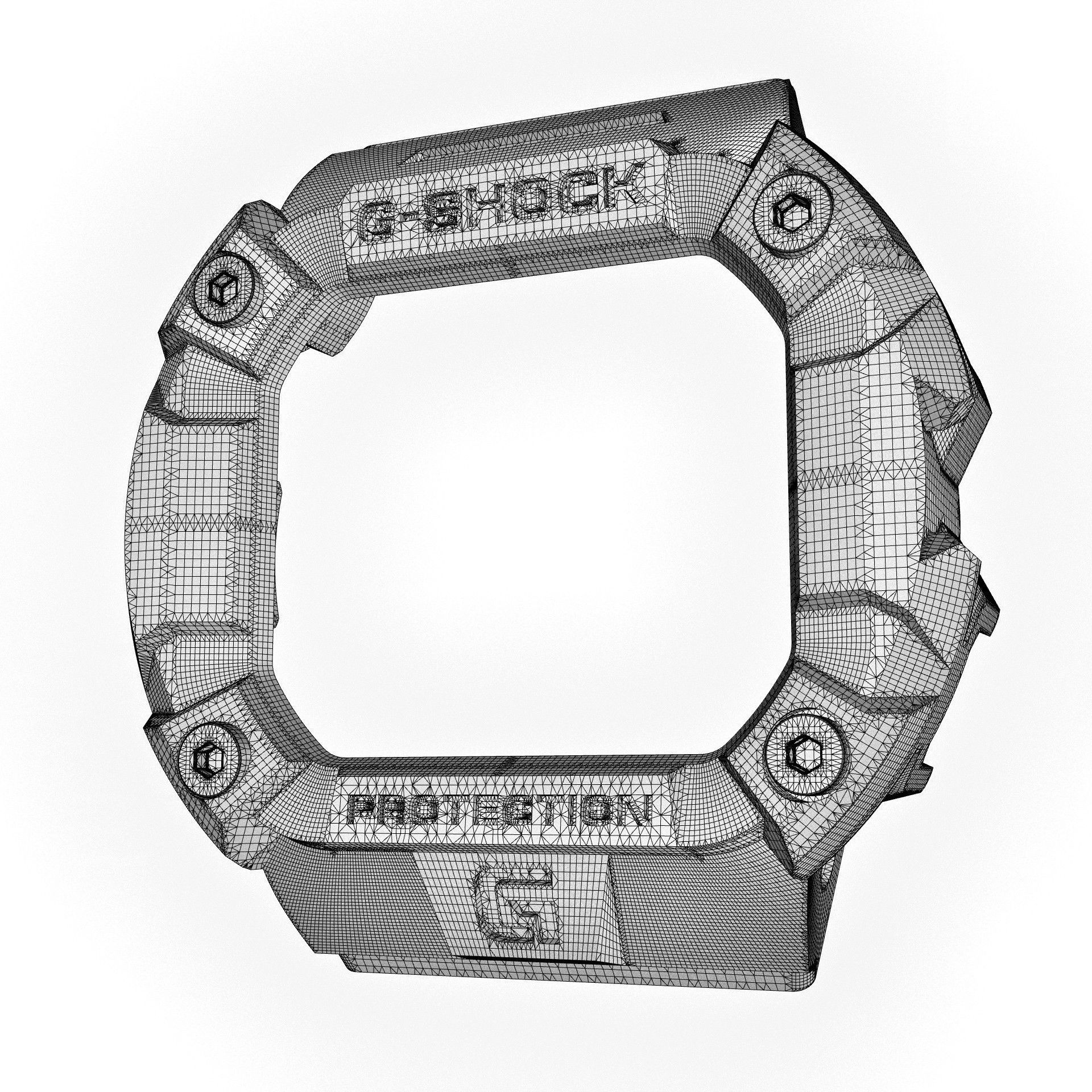 Custom G-SHOCK Bezel GW-M5610 DW-D5600 G-5600 3D print model_2