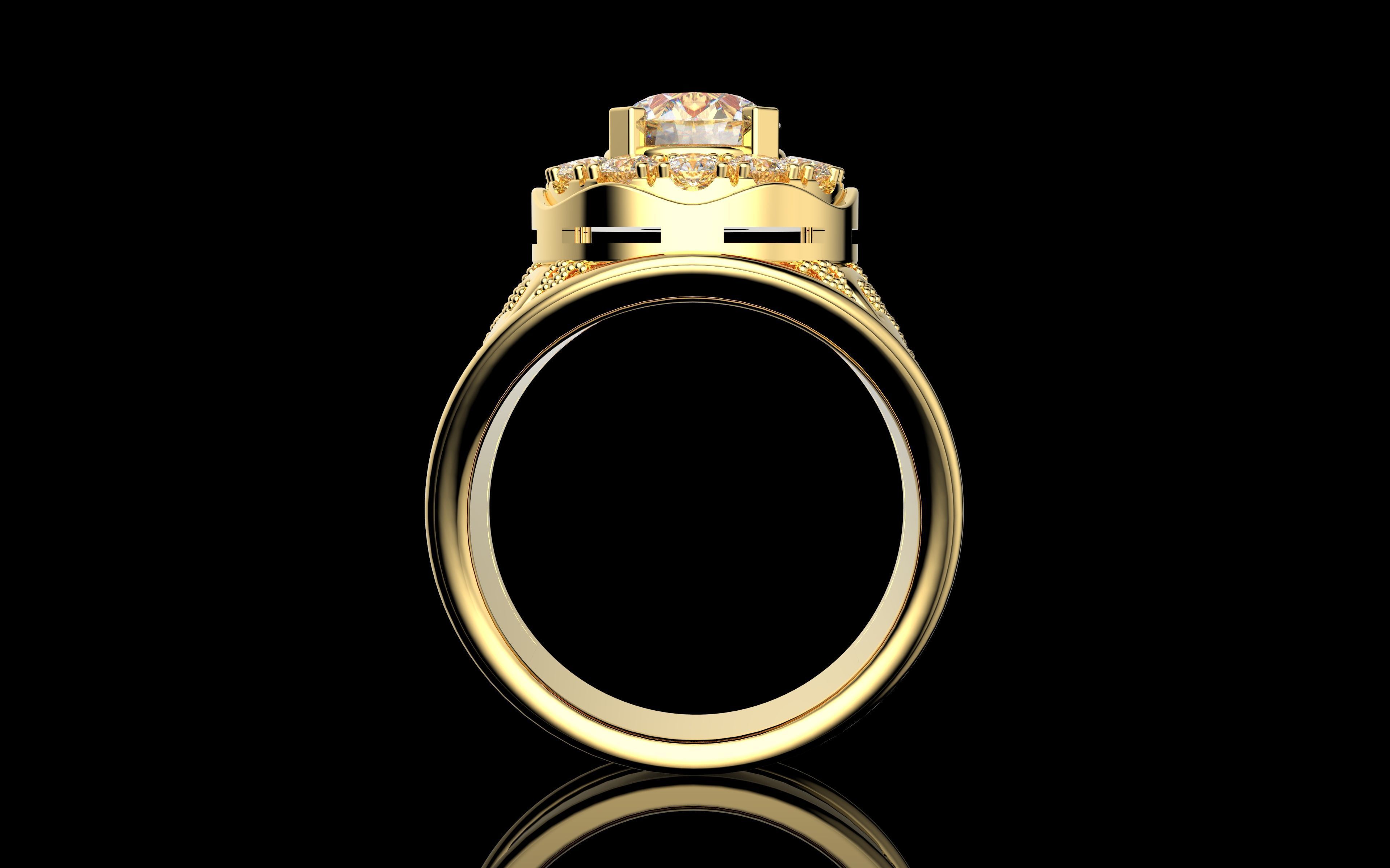 Gold N1256 3D print model_5