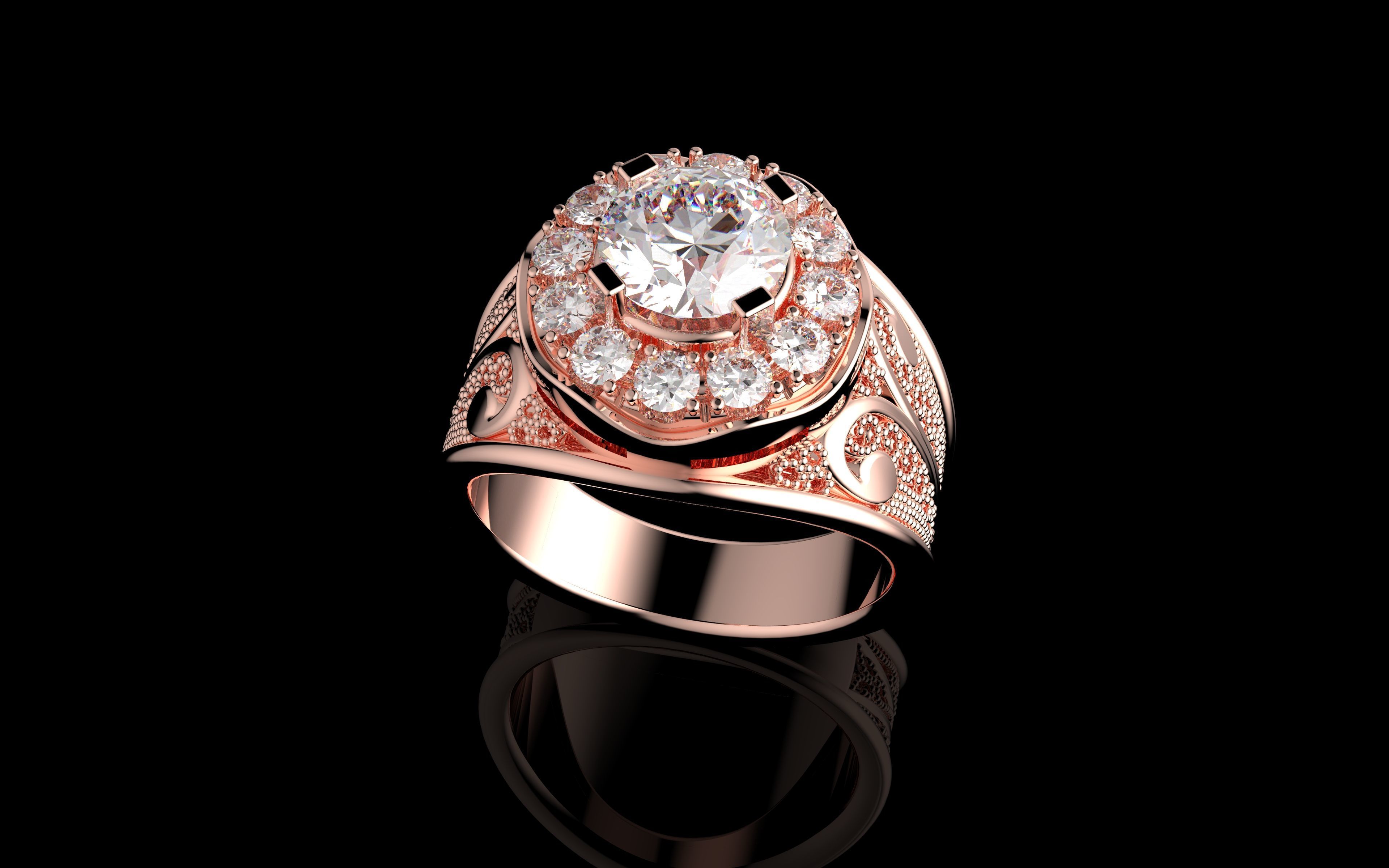 Gold N1256 3D print model_8