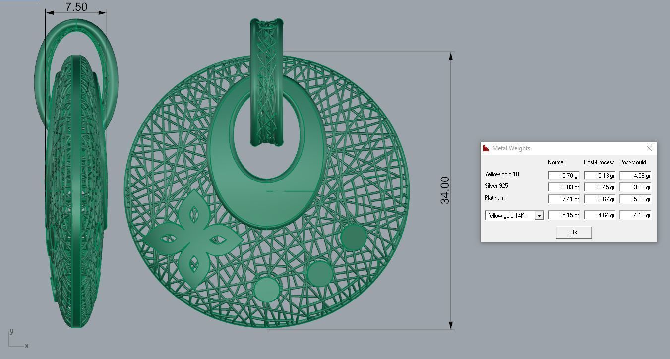Ultra Vision Pendant  3D print model_1