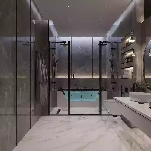 Modern bathroom  3D model