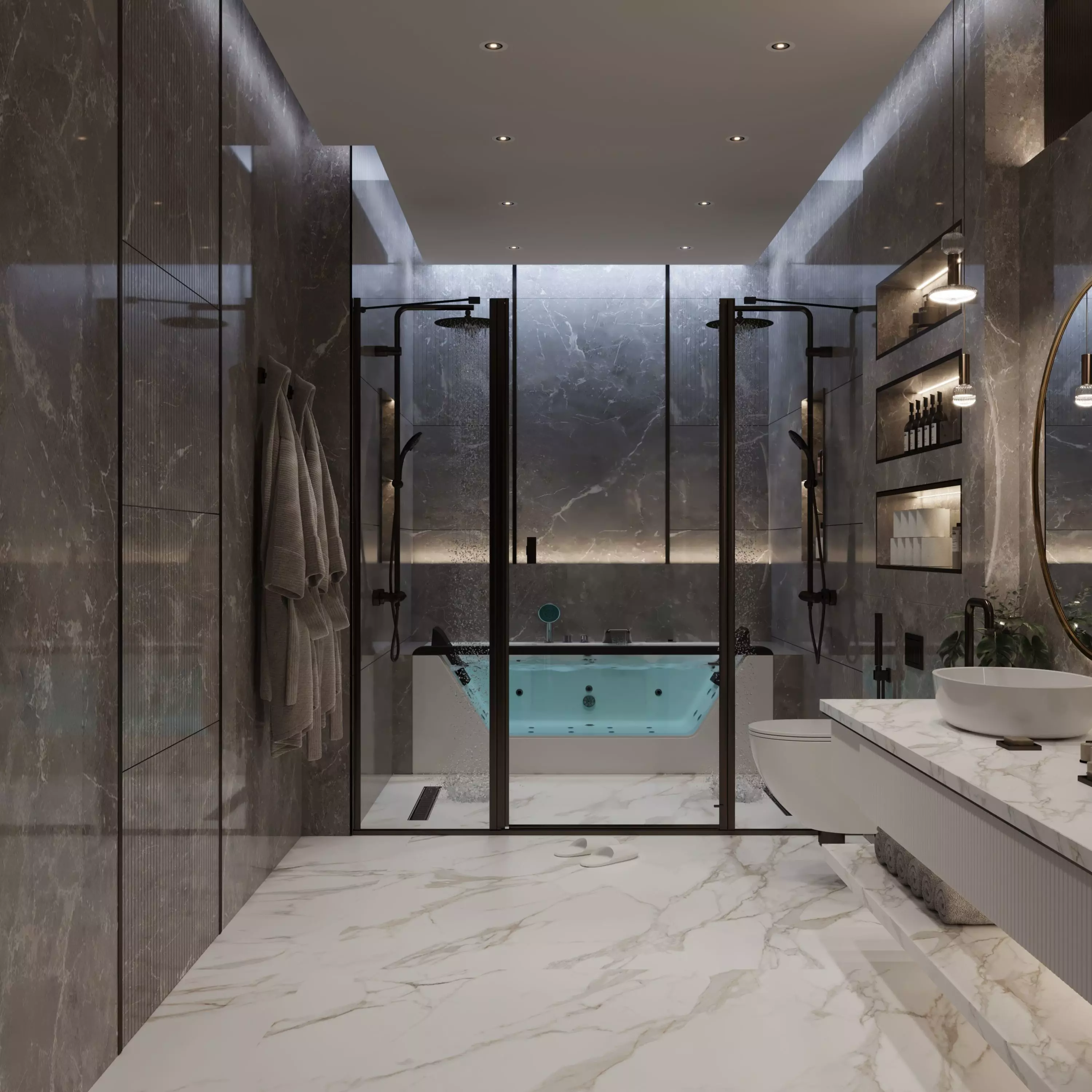 Modern bathroom 3D model