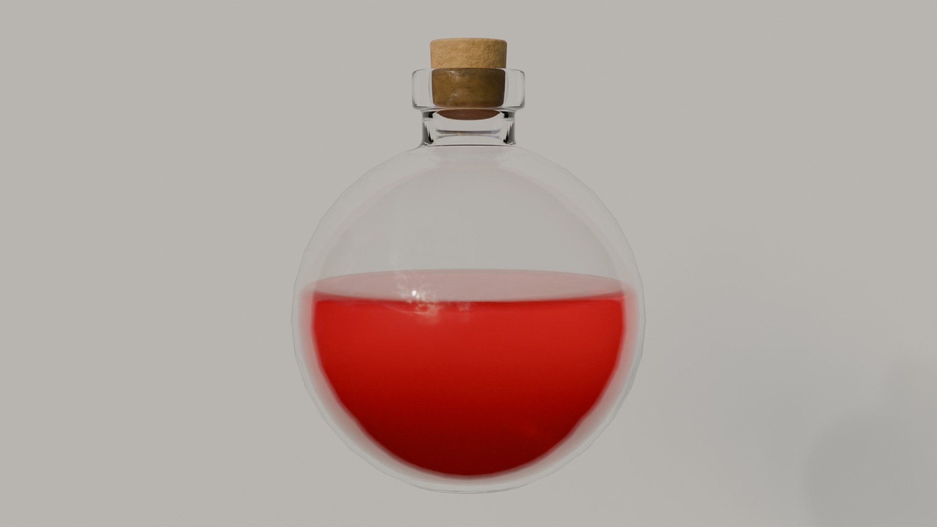 Potion Bottle 02 3D model_5