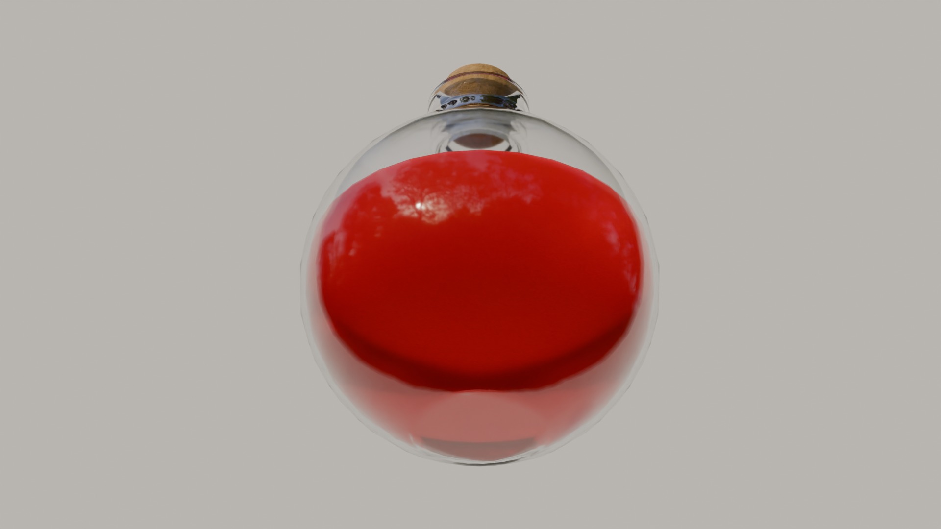 Potion Bottle 02 3D model_4