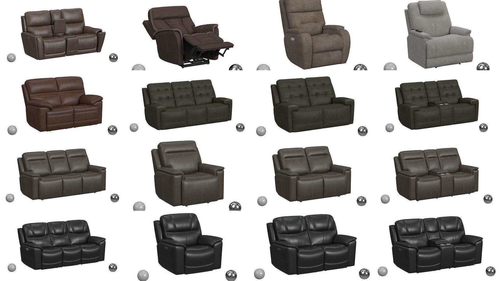 Ultimate Recliner Collection - 136 Models - High and Low Poly _3