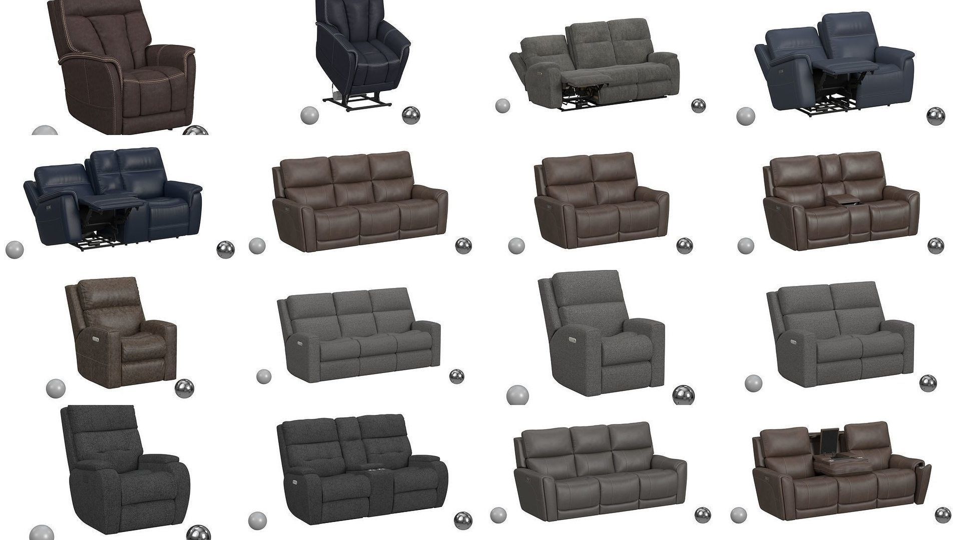 Ultimate Recliner Collection - 136 Models - High and Low Poly _1