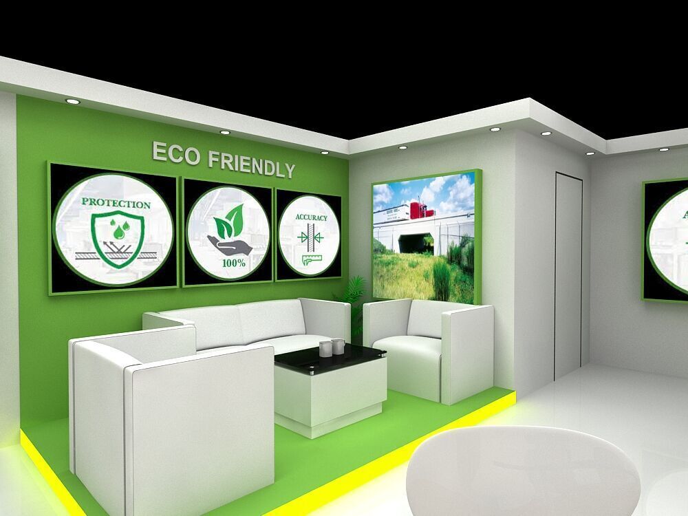 10 mtr x 6 mtr  2 side open exhibition stands 3D print model_4