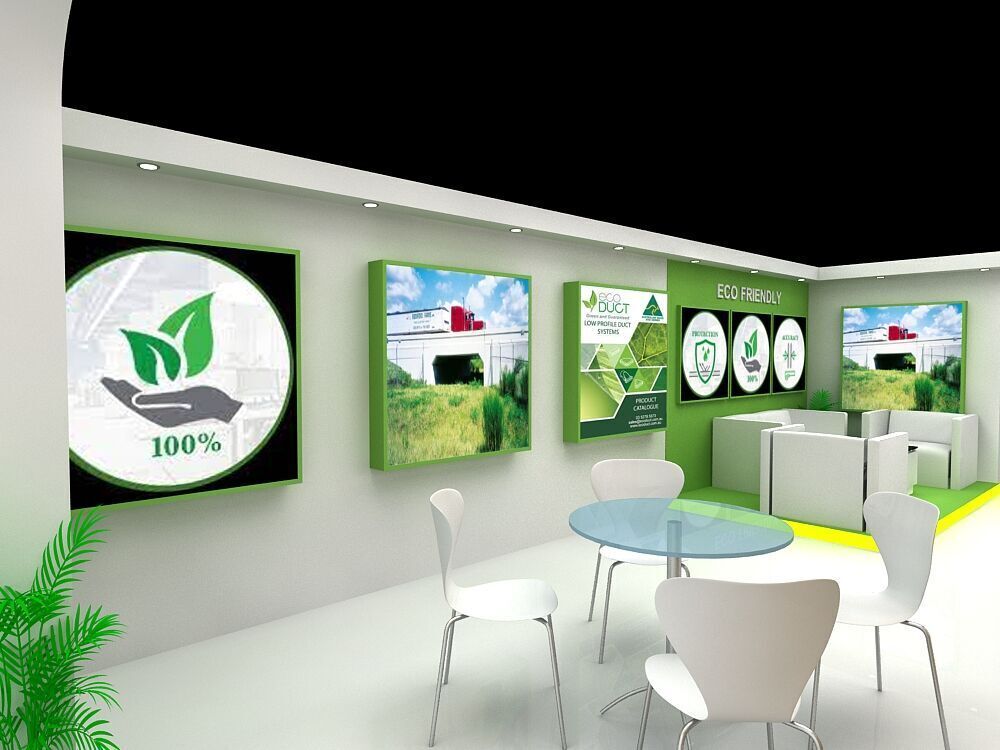 10 mtr x 6 mtr  2 side open exhibition stands 3D print model_3