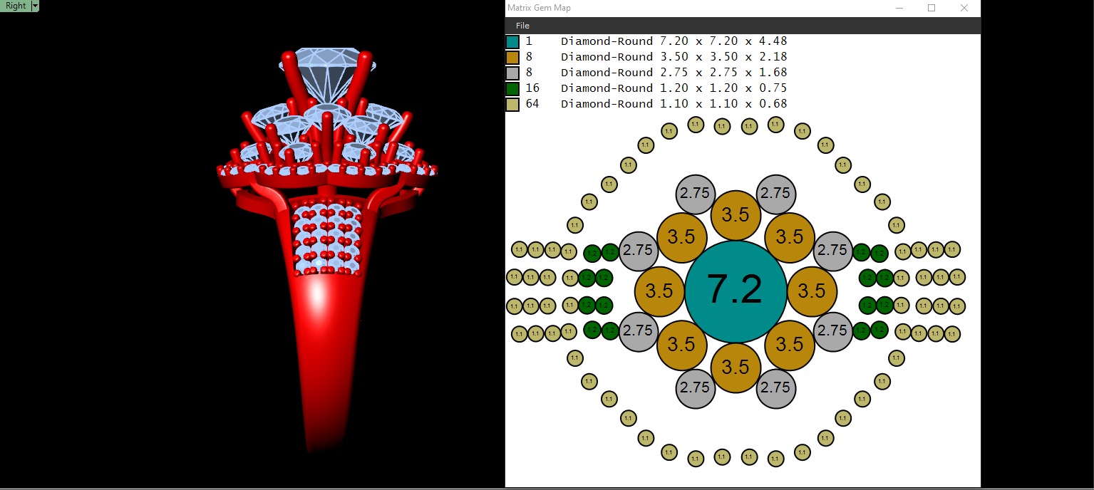Women Ring 175 3D print model_7