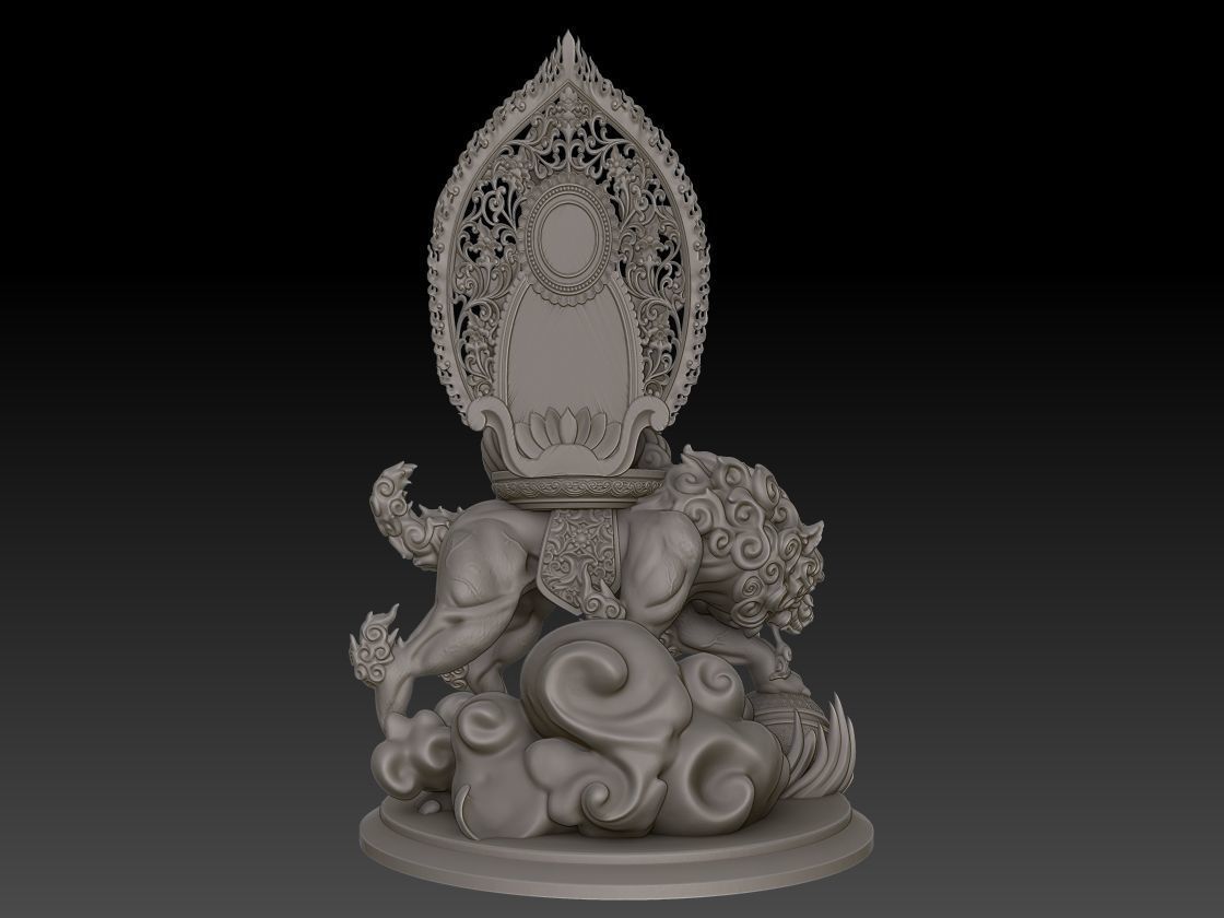Bodhisattva Buddha 3D print model_2