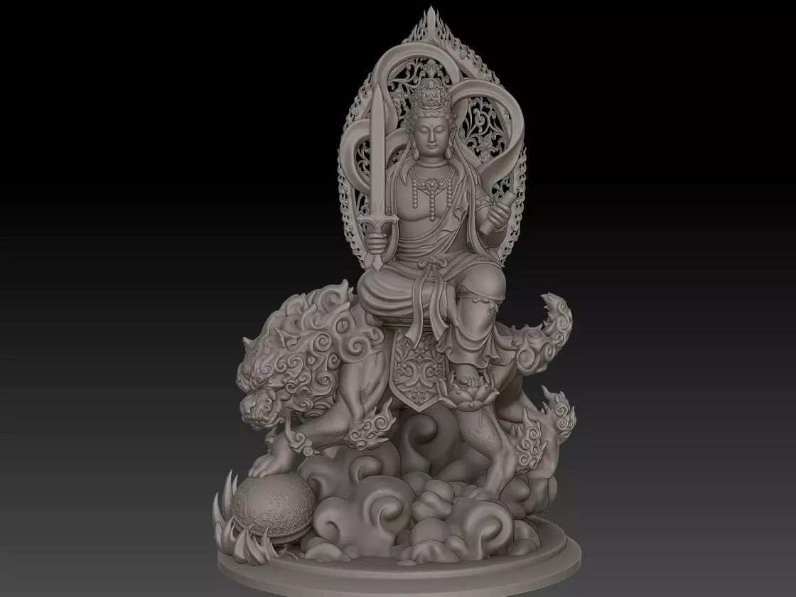 Bodhisattva Buddha 3D print model_0