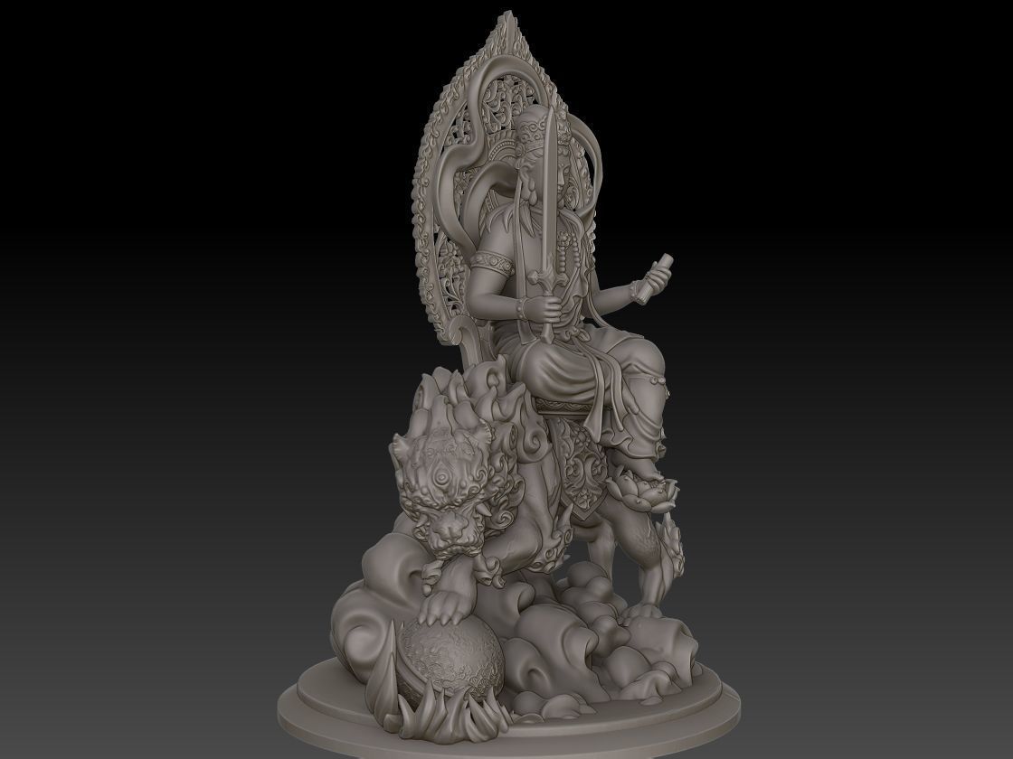 Bodhisattva Buddha 3D print model_1