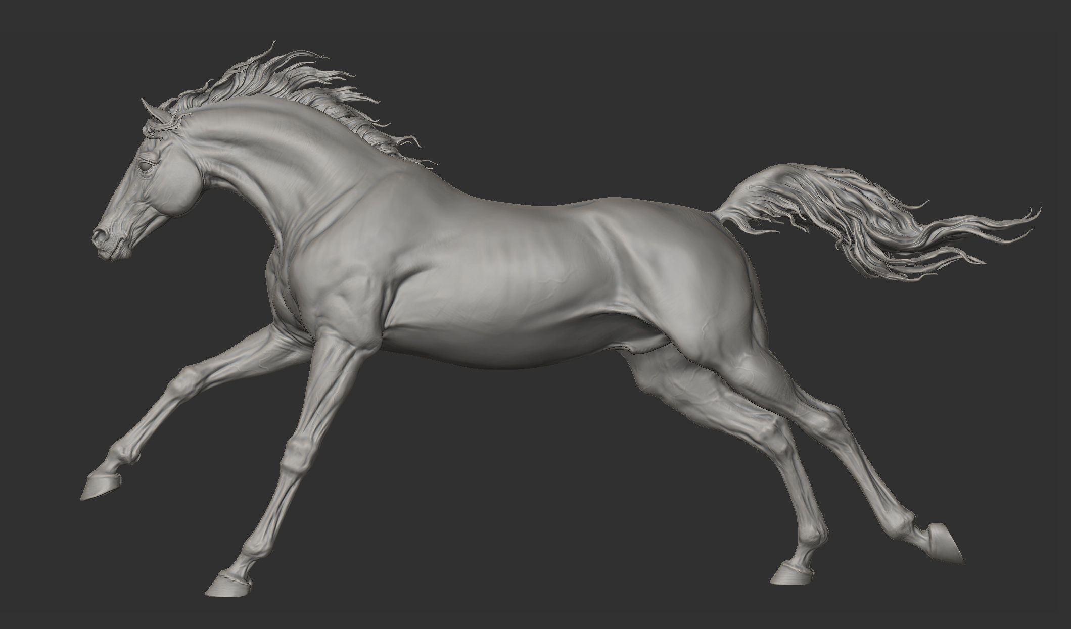 3 Horses 3D Model Collection_36