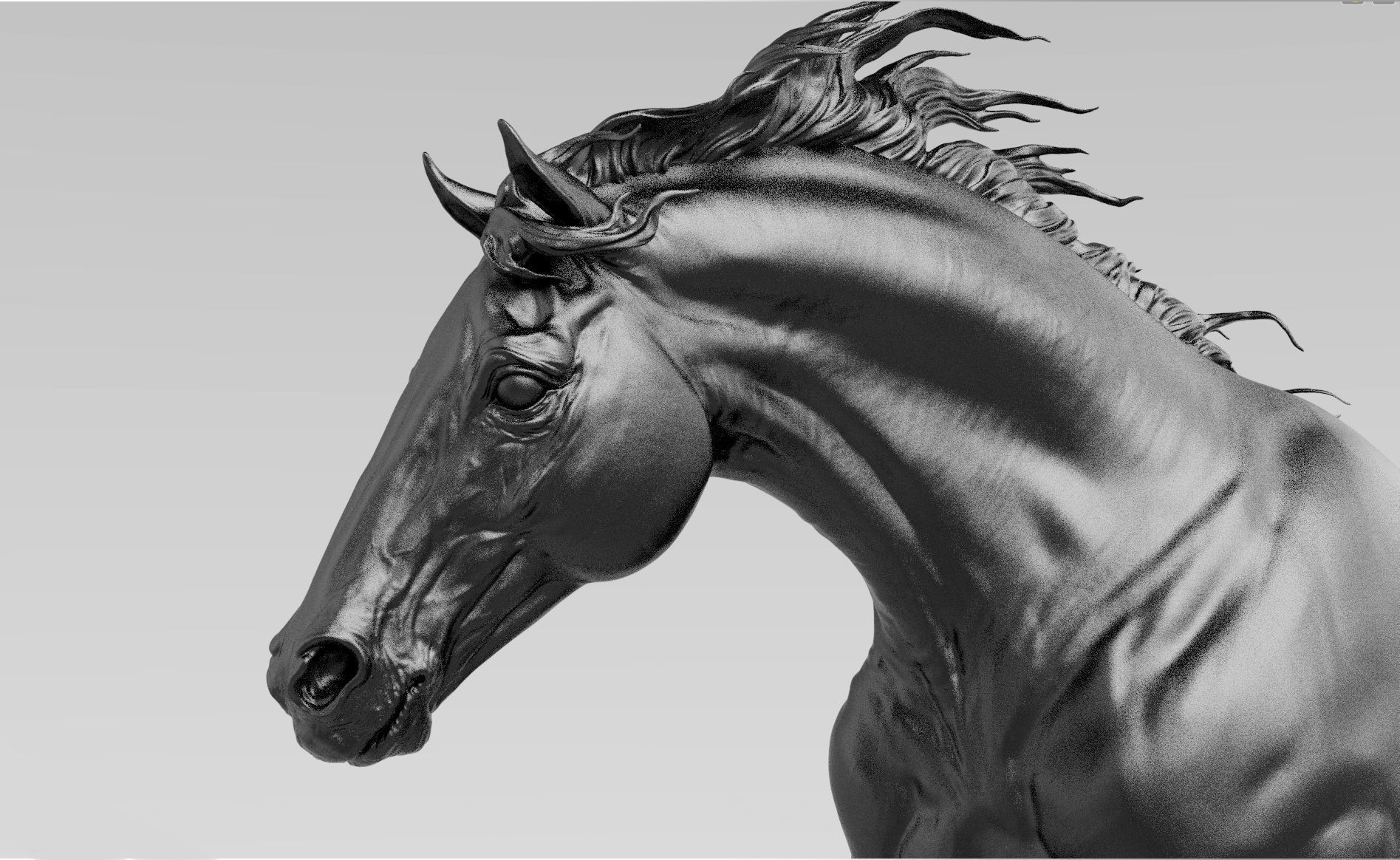 3 Horses 3D Model Collection_35