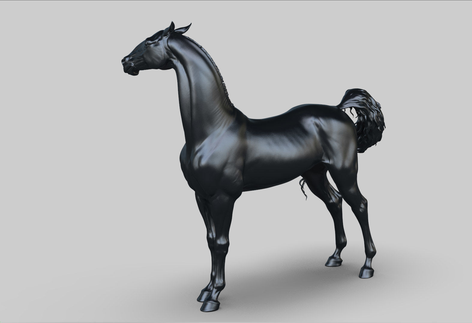 3 Horses 3D Model Collection_21