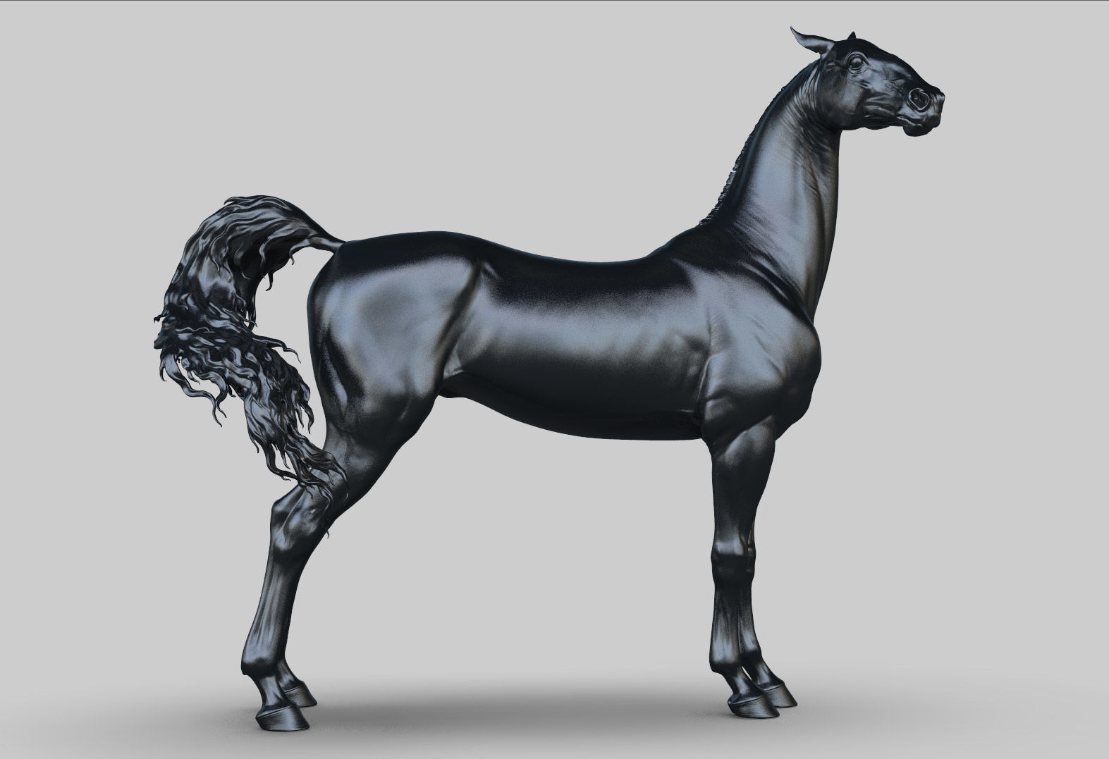 3 Horses 3D Model Collection_19