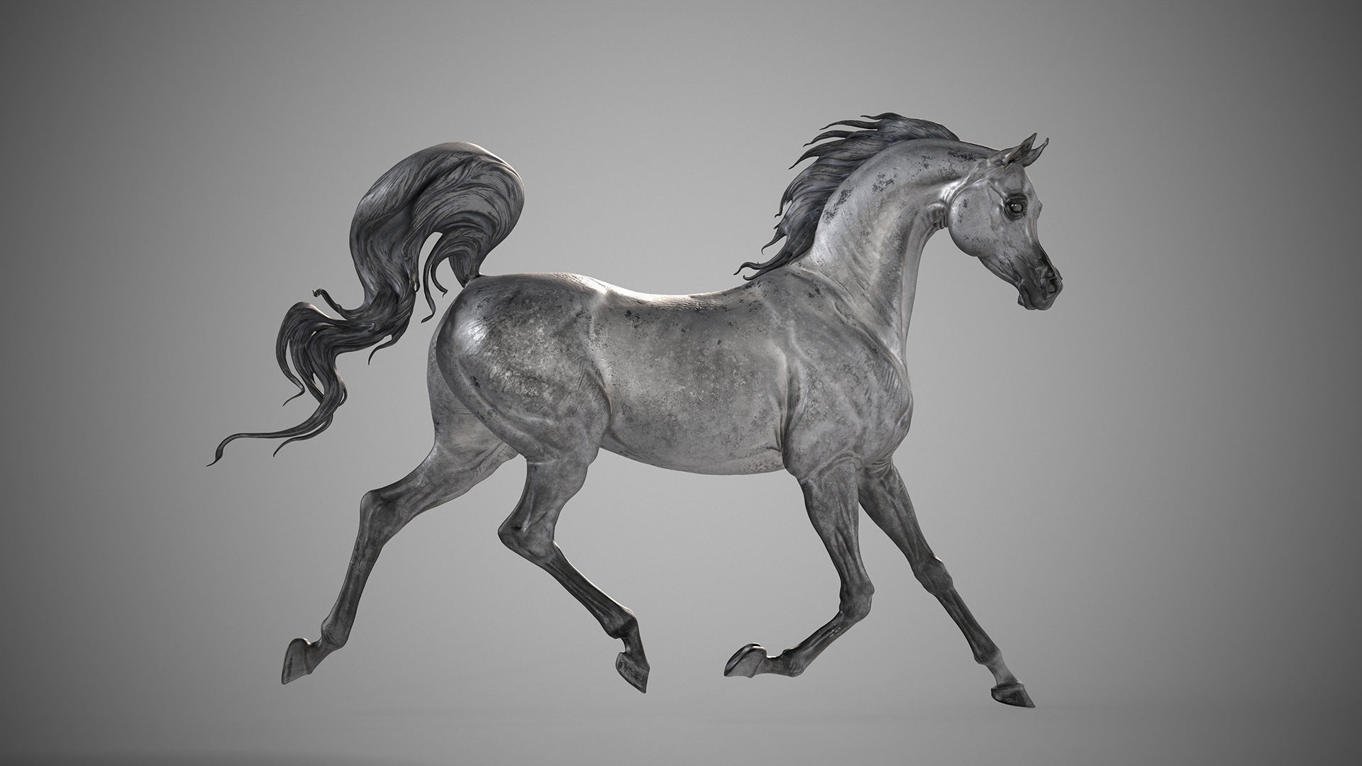 3 Horses 3D Model Collection_13
