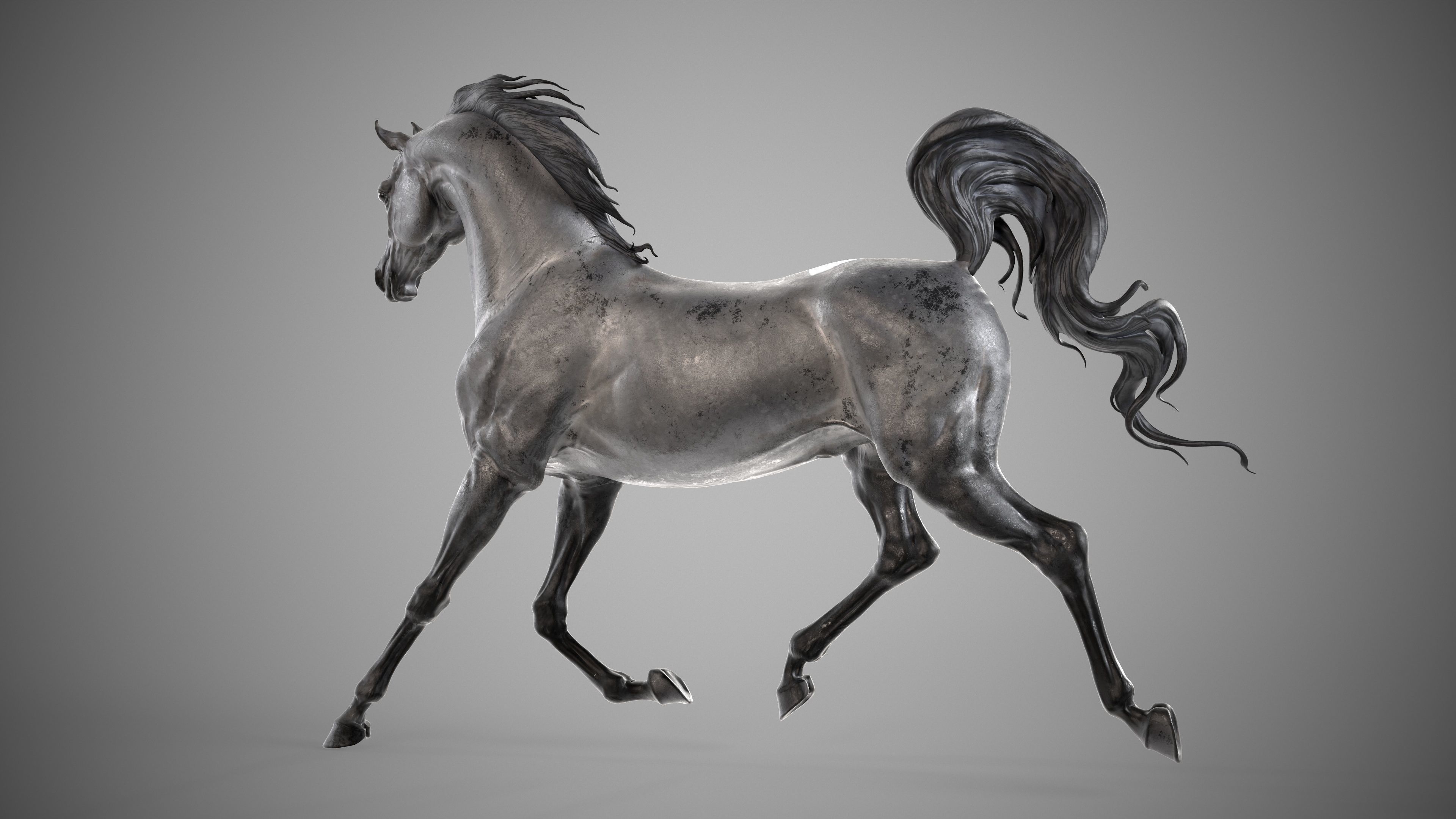3 Horses 3D Model Collection_14