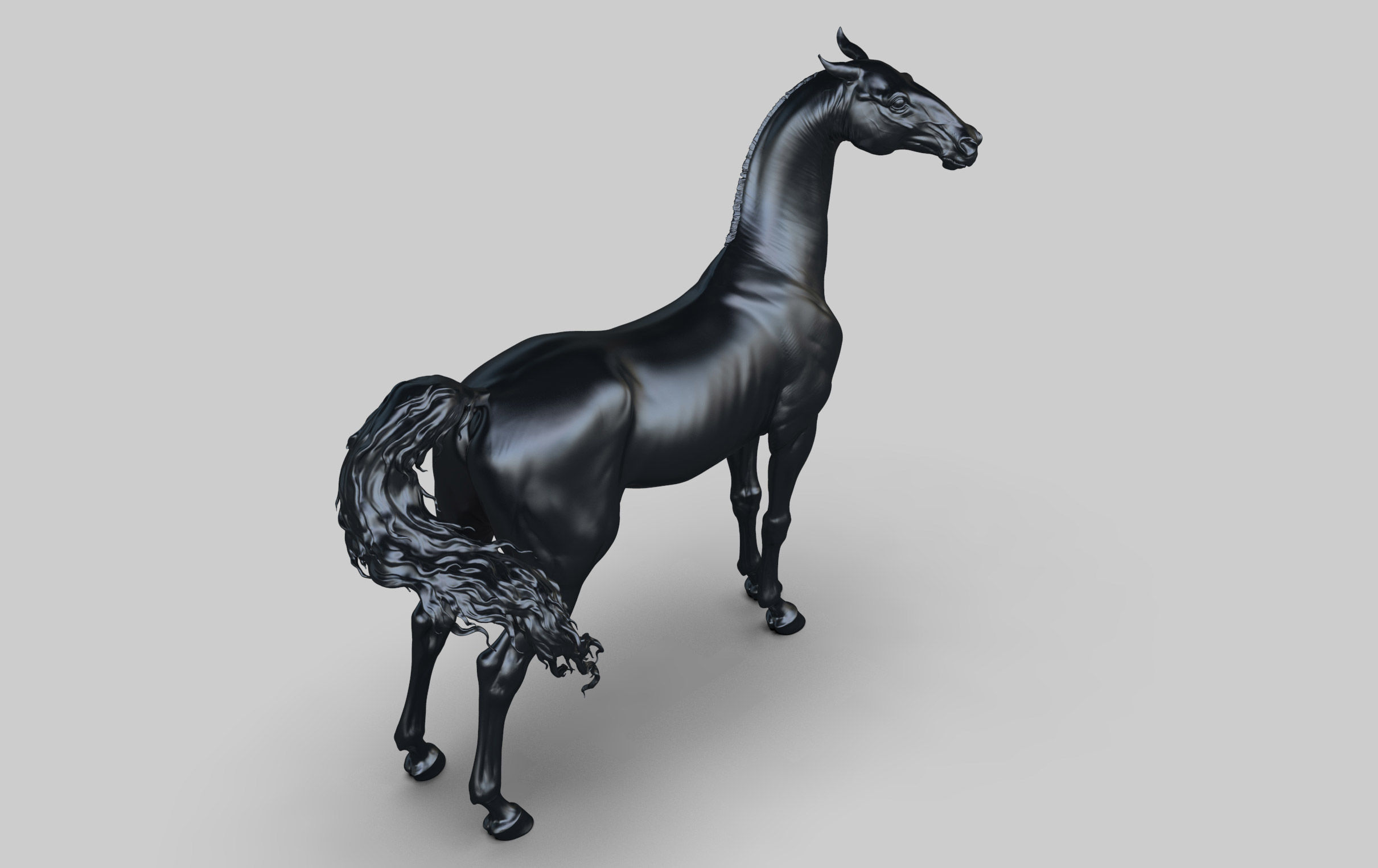 3 Horses 3D Model Collection_22