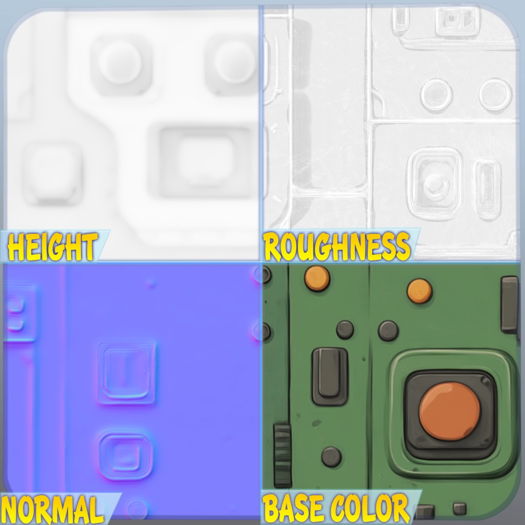 SciFi Seamless Texture Texture_1