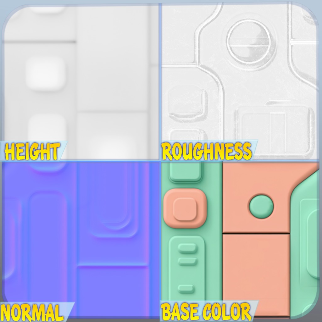 SciFi Seamless Texture Texture_1