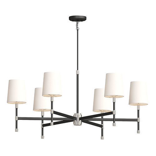 Brody Linear Chandelier 3D model