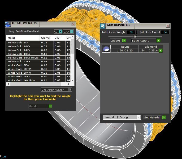 Intricate Gold Heart Scrollwork Ring with Diamond Band STL  File 3D print model_1