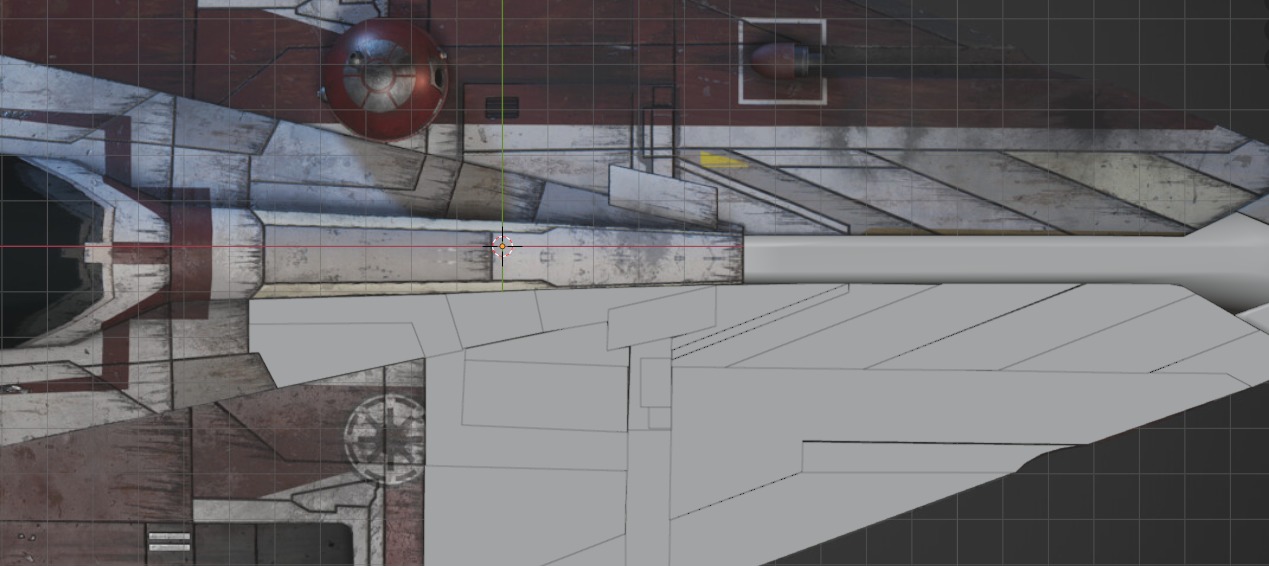 Delta 7 Free low-poly 3D model_7