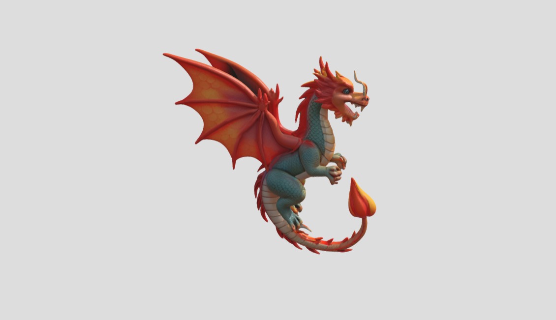 dragon 3D model_1
