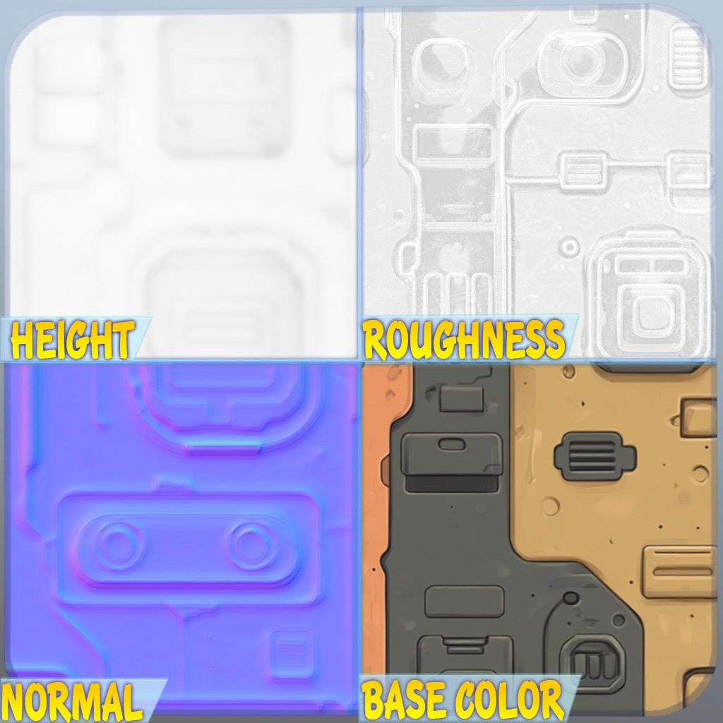 SciFi Seamless Texture Texture_1