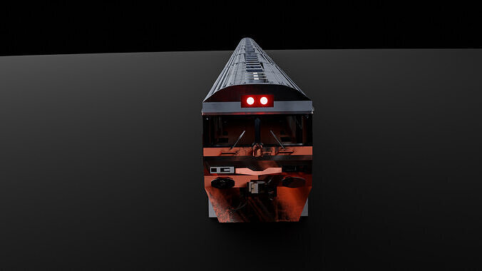 Old Train 3D model