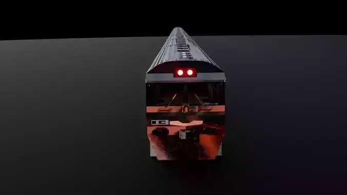 Old Train 3D model